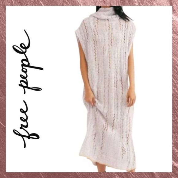 NEW Free People Lilac Pirouette Tunic Sweater XS/S - Picture 1 of 12